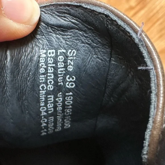 Dansko Franka Heeled Wedge Gray Leather Strappy Ankle Bootie - Picture 6 of 10